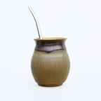 Olive ceramic matero