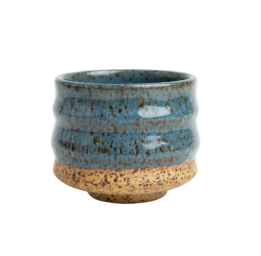 Cobalt ceramic bowl, approx. 300 ml, wheel-throw