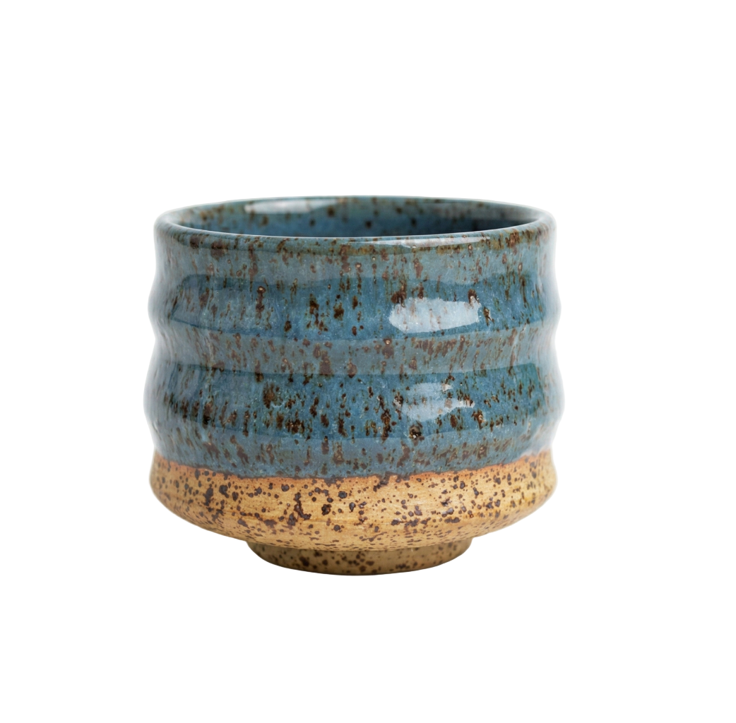 Cobalt ceramic bowl, approx. 300 ml, wheel-throw