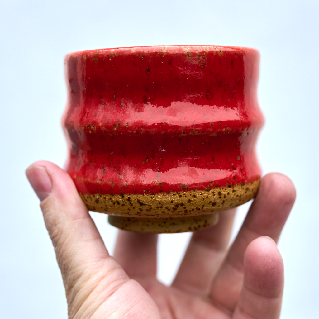 Ceramic pepper bowl, approx. 300 ml, made on a potter's wheel