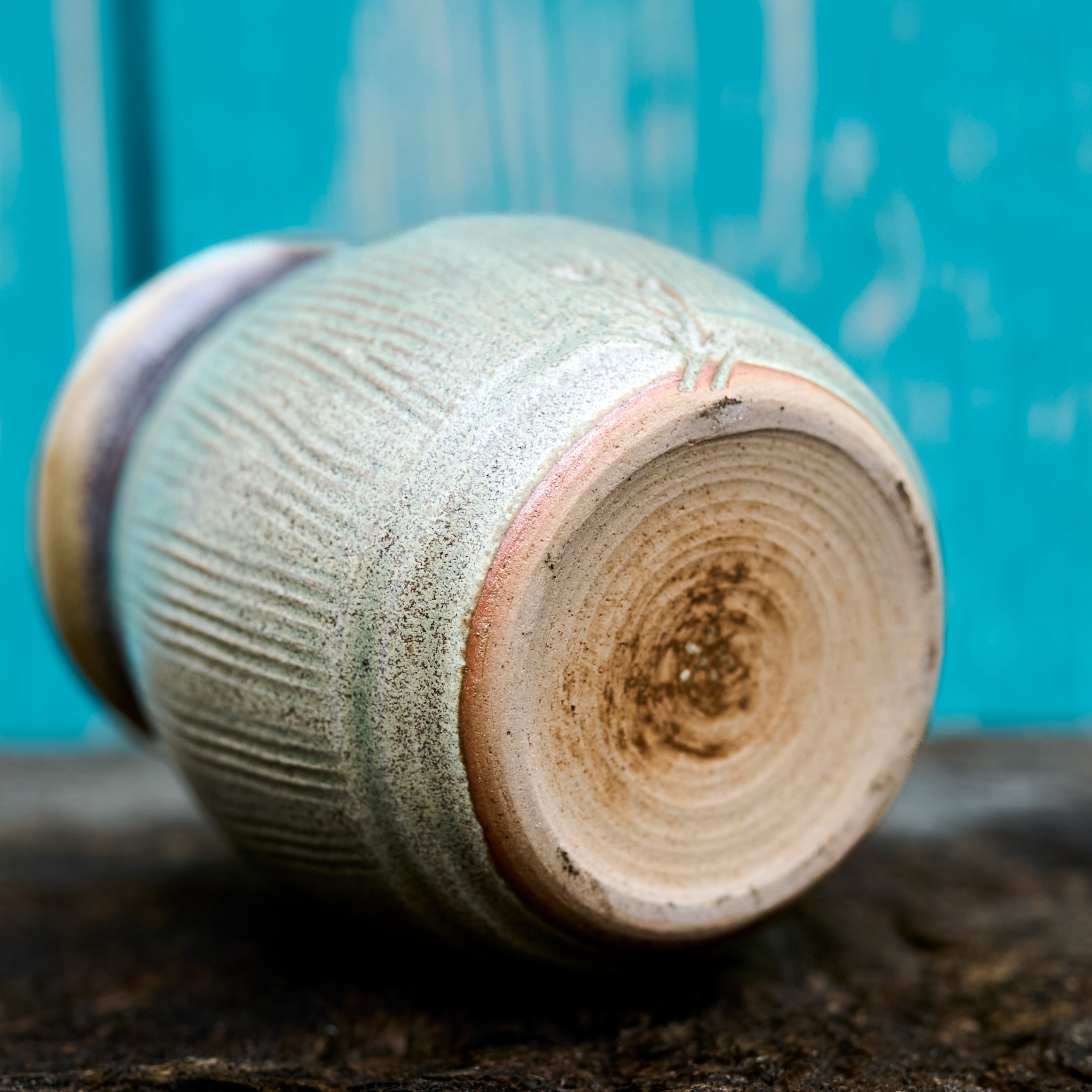 Olive ceramic matero