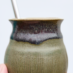 Olive ceramic matero