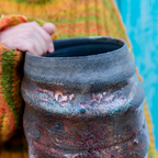 Raku – Flame Accent Vase 32 cm