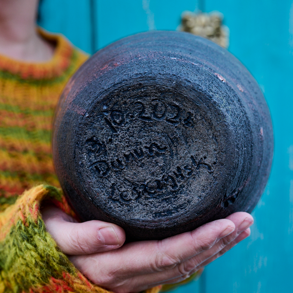 Raku – Flame Accent Vase 32 cm