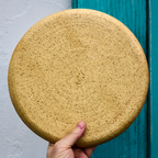 Turned plate 27 cm - White