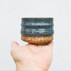 Cobalt ceramic bowl, approx. 300 ml, wheel-throw