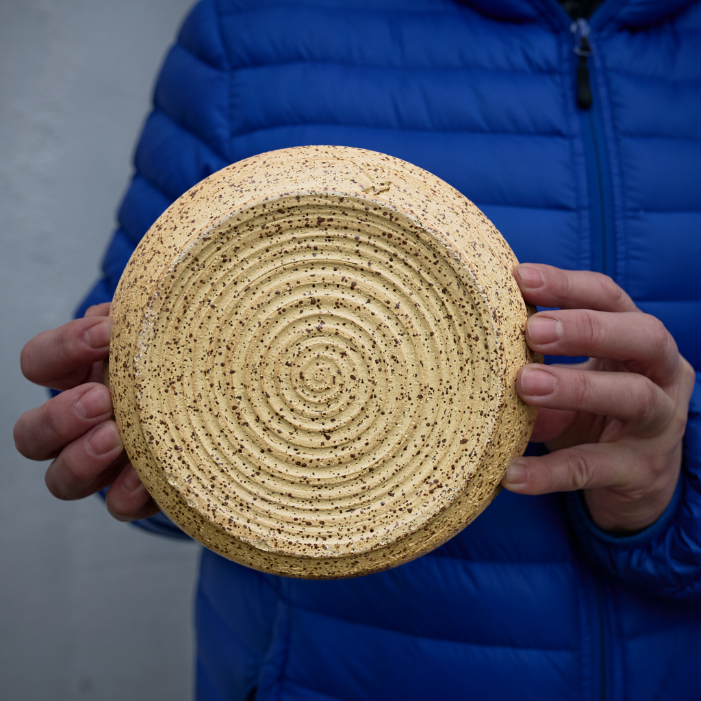 Ceramic bowl with mint glaze – 2 L