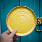 Talerzyk Deserowy 17 cm – "Złoty Wrotycz" (Kamionka)