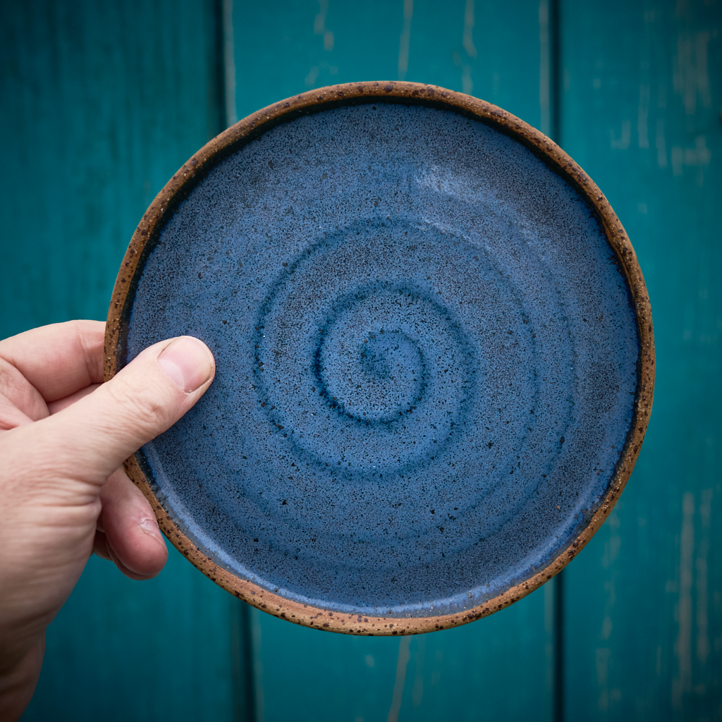 Talerzyk Deserowy 17 cm – "Królewski Chaber" (Kamionka)