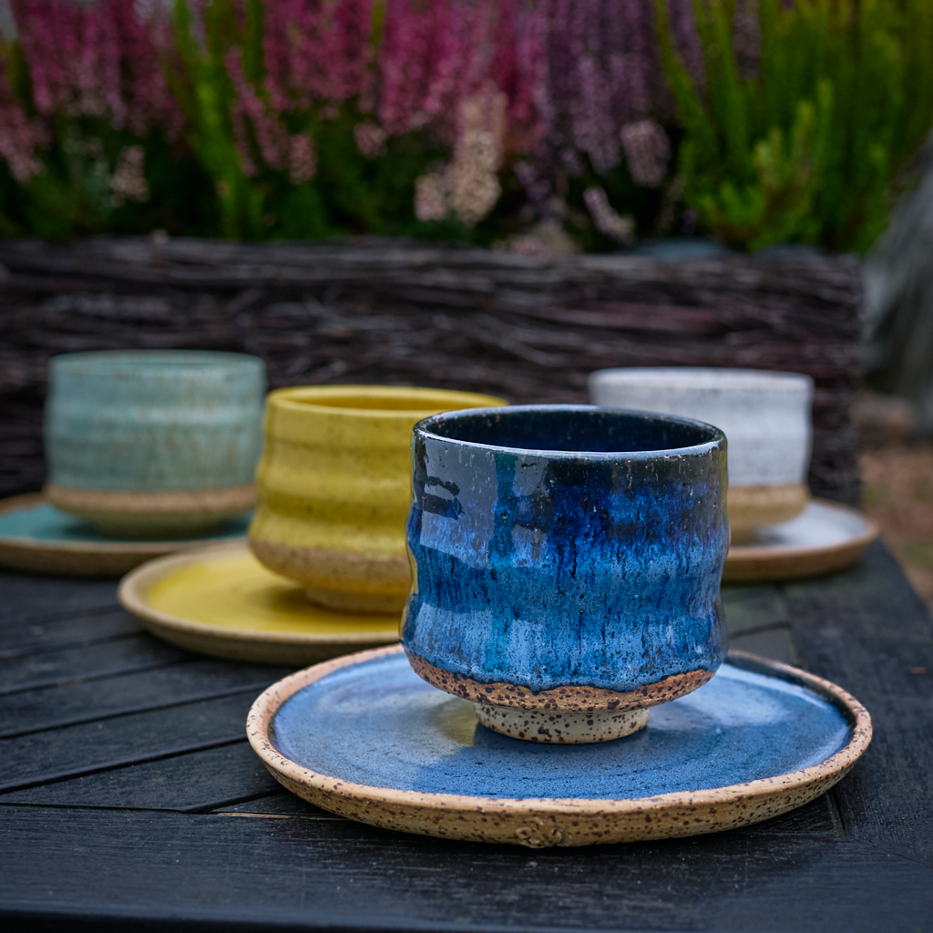 Talerzyk Deserowy 17 cm – "Królewski Chaber" (Kamionka)