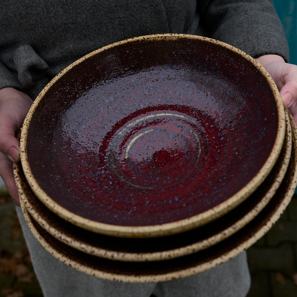 Misa Artystyczna "Karmazynowy Zmierzch" – 30 cm | Głęboka