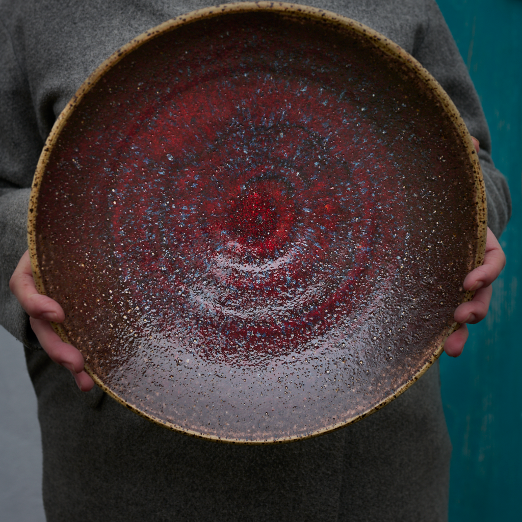 Misa Artystyczna "Karmazynowy Zmierzch" – 30 cm | Głęboka