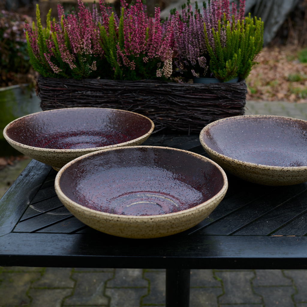 Misa Artystyczna "Karmazynowy Zmierzch" – 30 cm | Głęboka