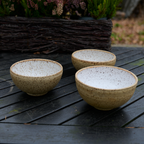 Miska Kamionkowa "Biała Szałwia" – 13 cm / 400 ml | Ręcznie toczona