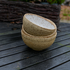 Miska Kamionkowa "Biała Szałwia" – 13 cm / 400 ml | Ręcznie toczona