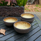 Miseczka  "Leśny Zmierzch" – Ciemna Glina i Zieleń | 14 cm