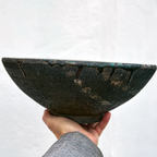 Misa Ceramiczna Raku – „Miedziany Zmierzch” Ø 33 cm | Unikat