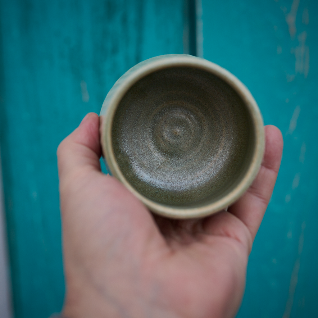 Zestaw "Szałwiowy Gaj" – Ręcznie Rzeźbiona | Miseczka i Czarka