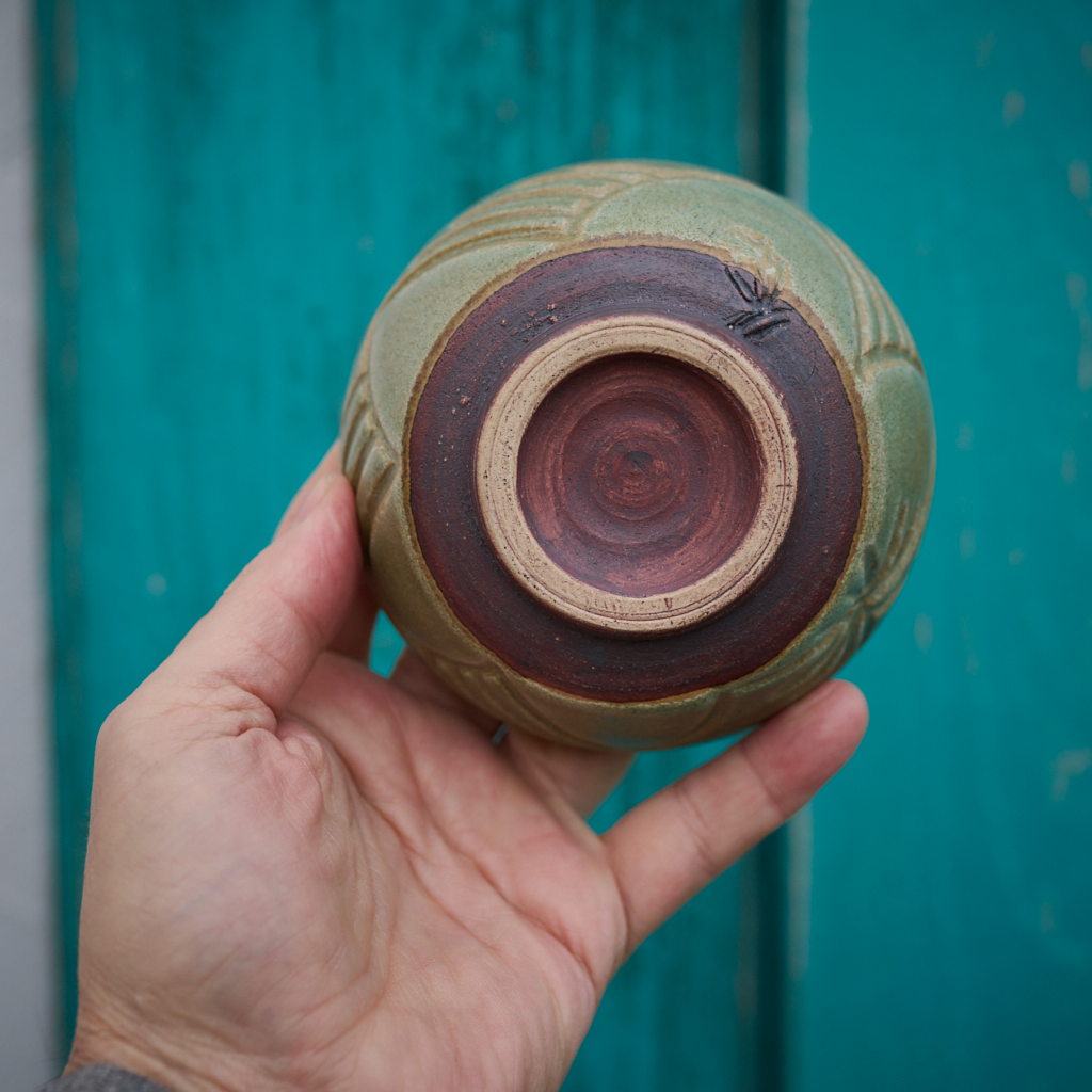 Zestaw "Szałwiowy Gaj" – Ręcznie Rzeźbiona | Miseczka i Czarka