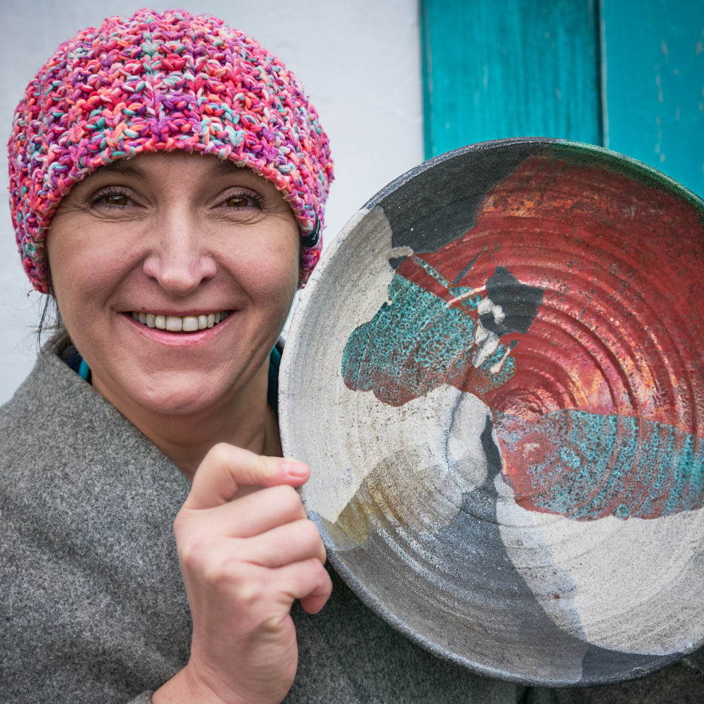 Misa "Enso" Misa Ceramiczna Raku  (śr. 31 cm)