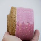 Zestaw, Lawendowy duet – ręcznie toczone czarki ceramiczne (ok. 300 ml)