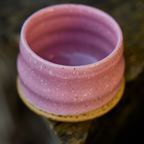 Zestaw, Lawendowy duet – ręcznie toczone czarki ceramiczne (ok. 300 ml)