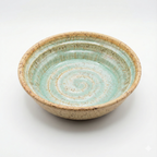 Ceramic bowl with mint glaze – 2 L