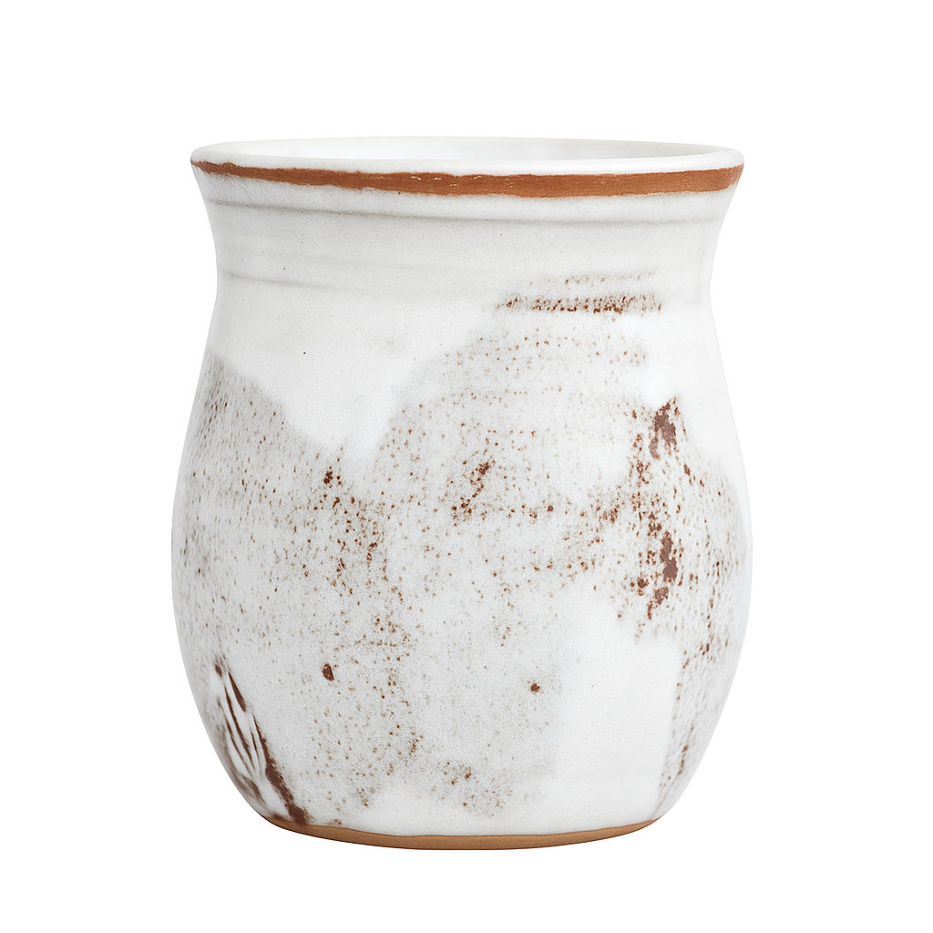 Matero ceramiczne „Biel i Ziemia”