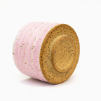 Czarka ceramiczna różowa 300 ml – toczona na kole garncarskim