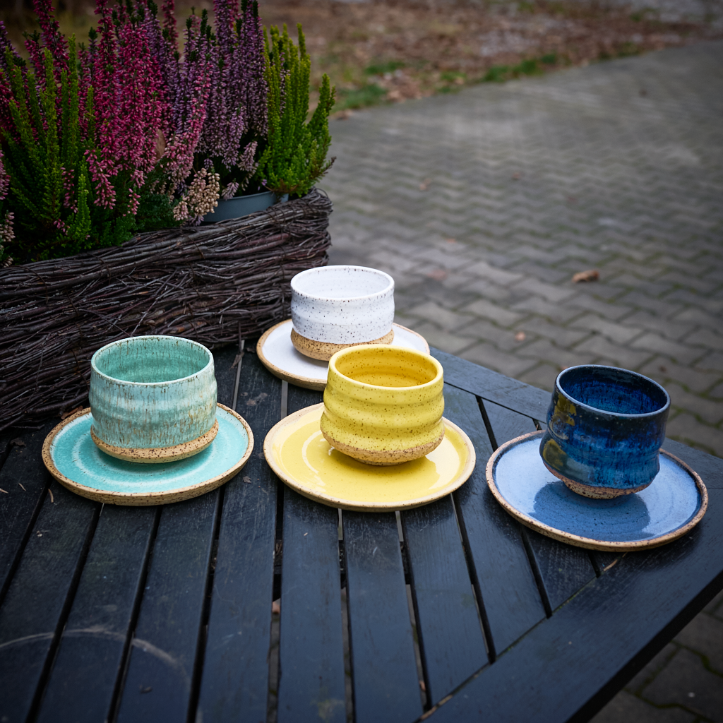 Talerzyk Deserowy 17 cm – "Królewski Chaber" (Kamionka)