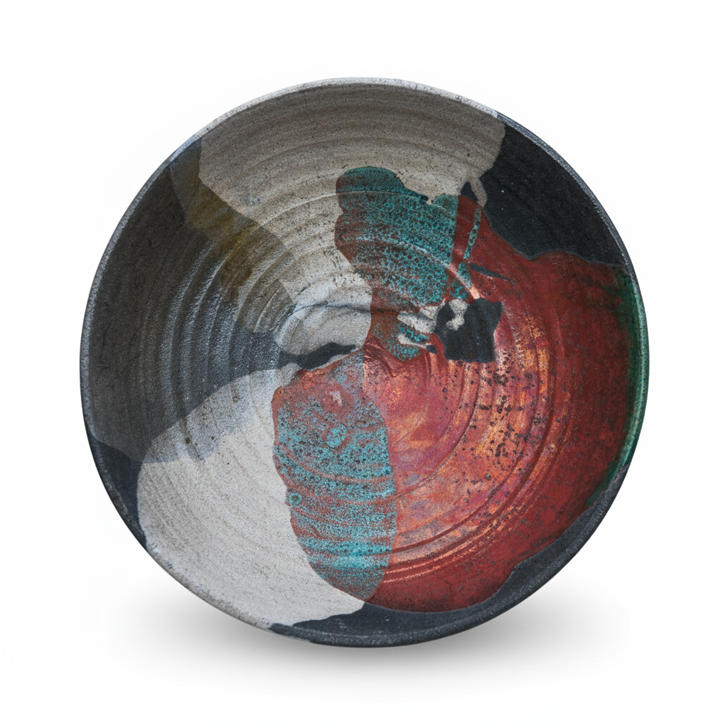 Misa "Enso" Misa Ceramiczna Raku  (śr. 31 cm)