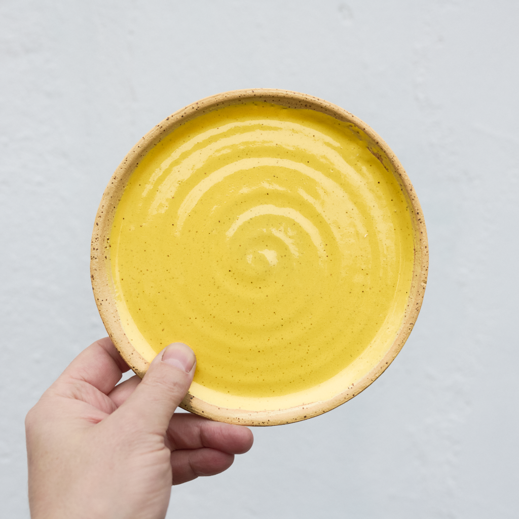 Talerzyk Deserowy 17 cm – "Złoty Wrotycz" (Kamionka)